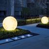 Newest LED Waterproof Luminous Moon Lamp Solar Moon Landscape Lights Lawn Courtyard Outdoor Decorative Ball Lawn Lamp Hot