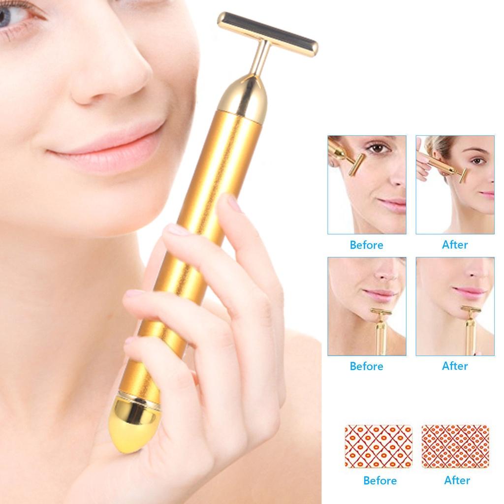 High Quality Facial Massage Stick Electric  Massage Beauty Tools Gift Portable