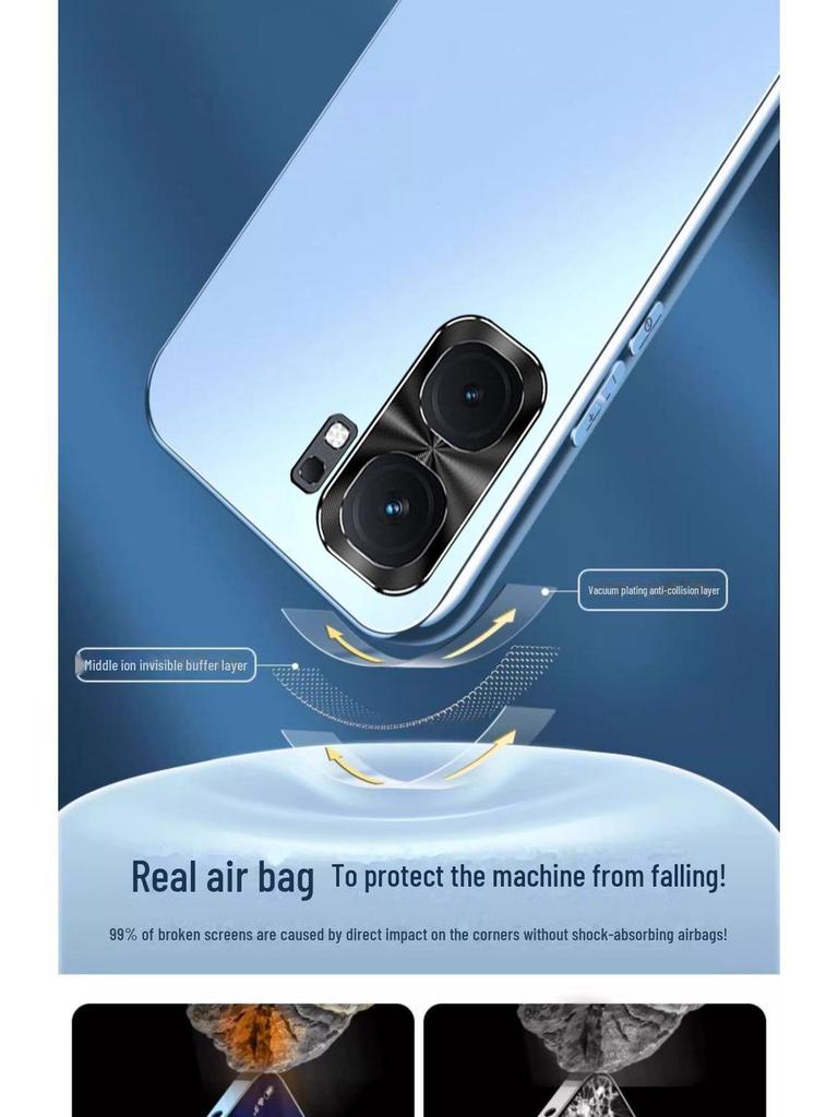 High-end Frosted Neo7 Protective Cover for Iqooneo9spro, Iqooneo8. All-inclusive Electroplated Mobile Phone Shell.