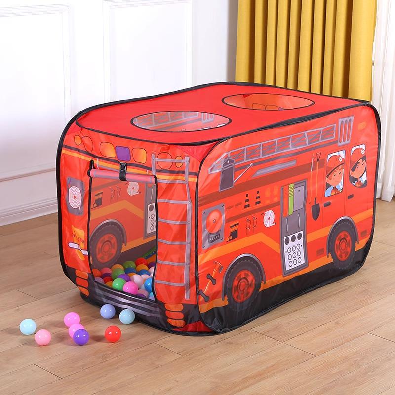 Kids' Indoor Car Tent Playhouse - Foldable Baby Pool & Play Space