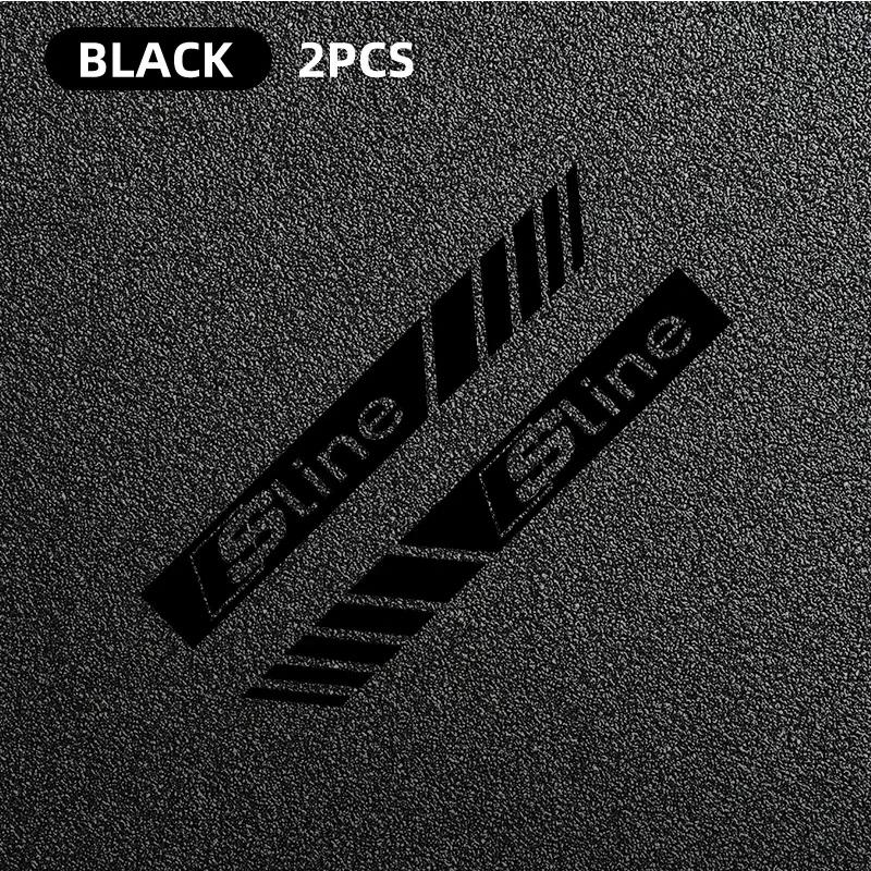 2PCS Car Styling Rearview Mirror Decoration Sticker Vinyl for I8 Sline QUATTRO RS A3 A4 B8 8P 8V B6 A5 A6 C7 Q5 B9 B7 C6 A1 Q7 O9a7s1