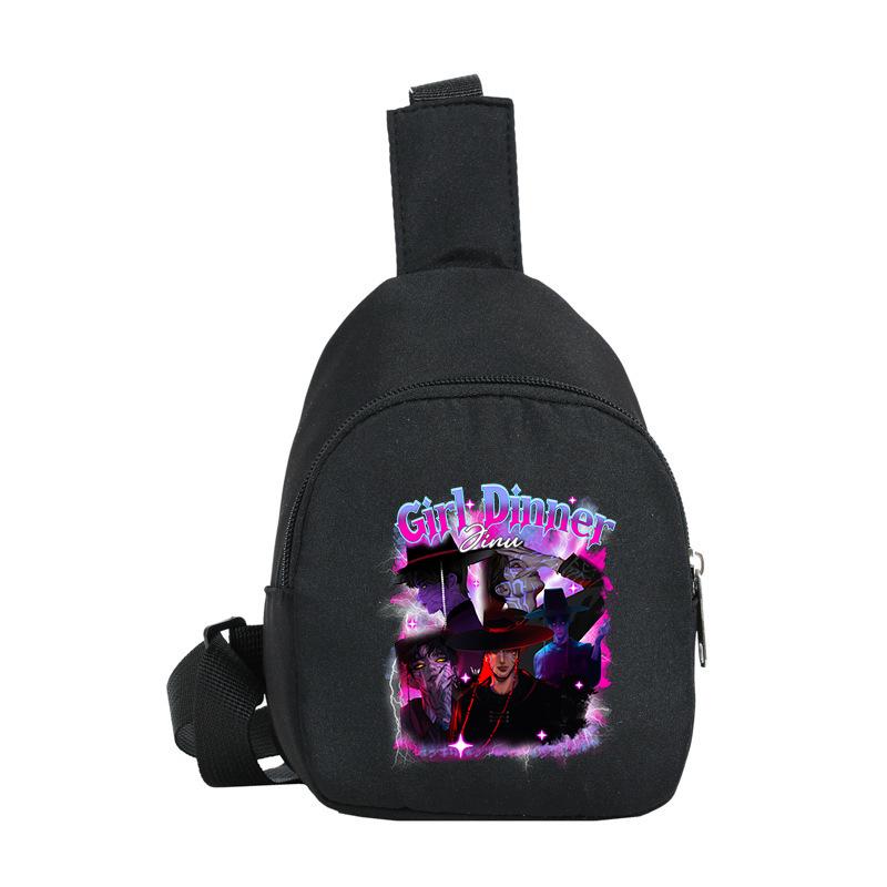 Casual Children'S Breast Bag Animation Cartoon Printing Fashion Boys And Girls Crossbody Bag Change Small Backpack