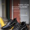 Labor Insurance Shoes Anti-smashing and Anti-piercing Cowhide Wear-resistant Construction Site Workshop Anti-compression Safety Work Shoes