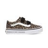 Vans Old Skool V Low Top Kids Skate Shoes Leopard Print Kids sneaker VN0A4BUVWKA