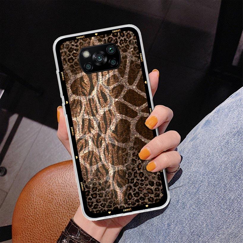 

Animal Leopard Print Phnoe Case for Xiaomi Poco X5 X6 X7 Pro X4 Gt F7 Ultra M8 M7 Redmi 15C 15 13C 13 12C 12 Unique Cover Coque Xiaomi Poco F7 Pro