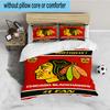 Chicago Hockey 3PCS Bedding set,Ideal for 1pc Duvet Cover And 2pcs Pillowcases Perfect for Fan gift,Ideal for Bedroom, Dormitory