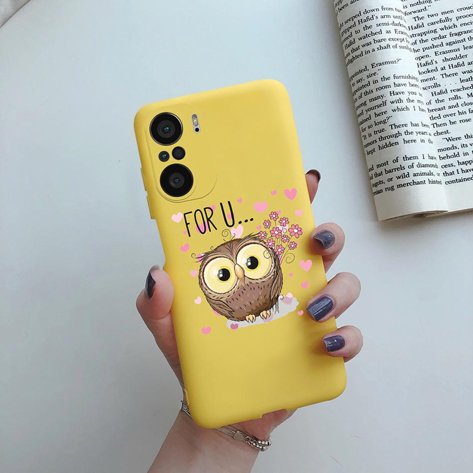 For Xiaomi POCO F3 Case Soft Back Cover Fashion Rainbow Love Heart Silicone Phone Protector Case For Xiaomi mi POCO F3 F 3 Funda