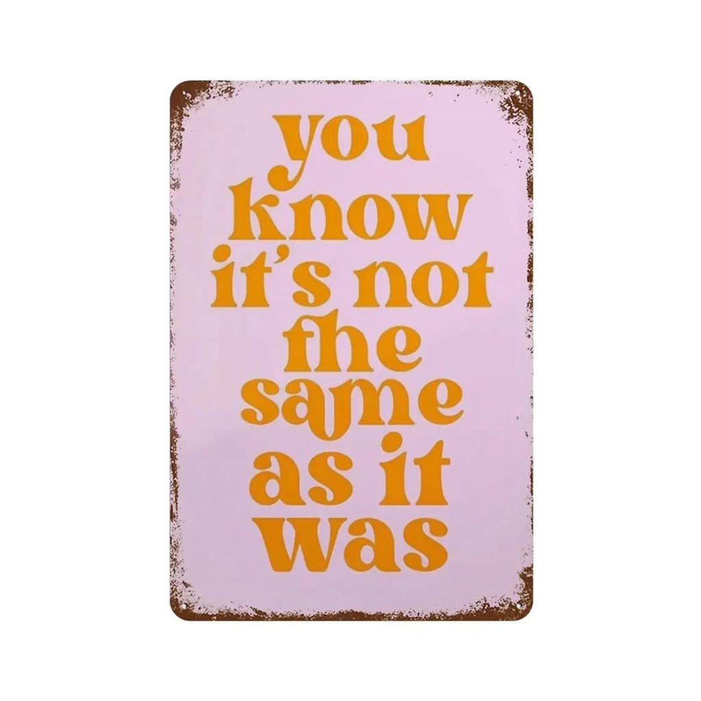 Harris Styles Lyrics Metal Sings Art Poster Daylight Fine Line Album Blechschild Musik Sänger Home Bar Wand Moderne Ästhetik