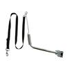 Canine Bike Running Attachment with Bent Side Arm, Spring Section and Guided Motion Position for Outdoor Exercise Workouts and Daily Use