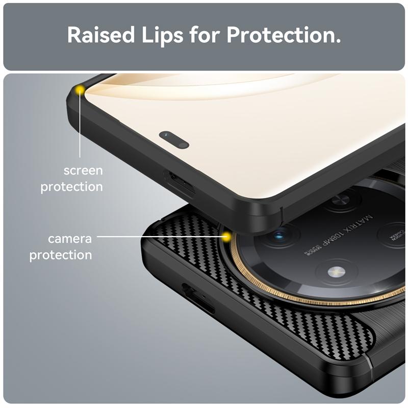 For Huawei Honor X9C Case Cover For Honor X9C Capas New Phone Back Shockproof Bumper Soft TPU Carbon Fiber Cover Honor X9C X9 C