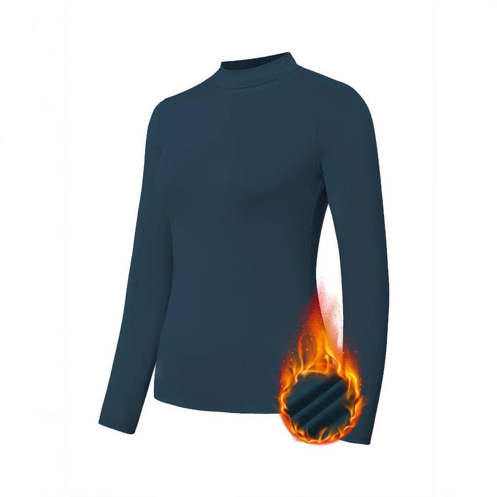 Women's Thick Plus Velvet Warm Innerwear - Sexy Tight-Fitting Base Layer for Autumn/Winter