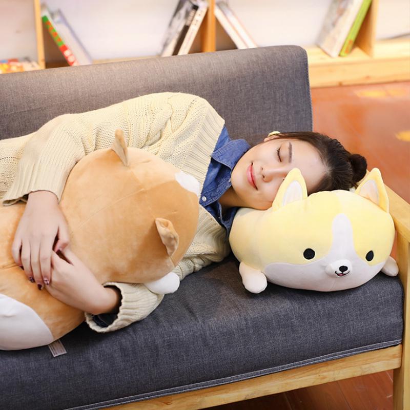 Miaoowa 305060cm Cute Corgi Dog Plush Toy Stuffed Soft Animal Cartoon Pillow