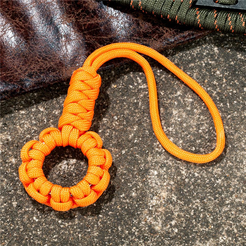 Parachute Cord Outdoor Tools High Strength 7-core Umbrella Rope Lanyard Paracord Keychain Key Ring