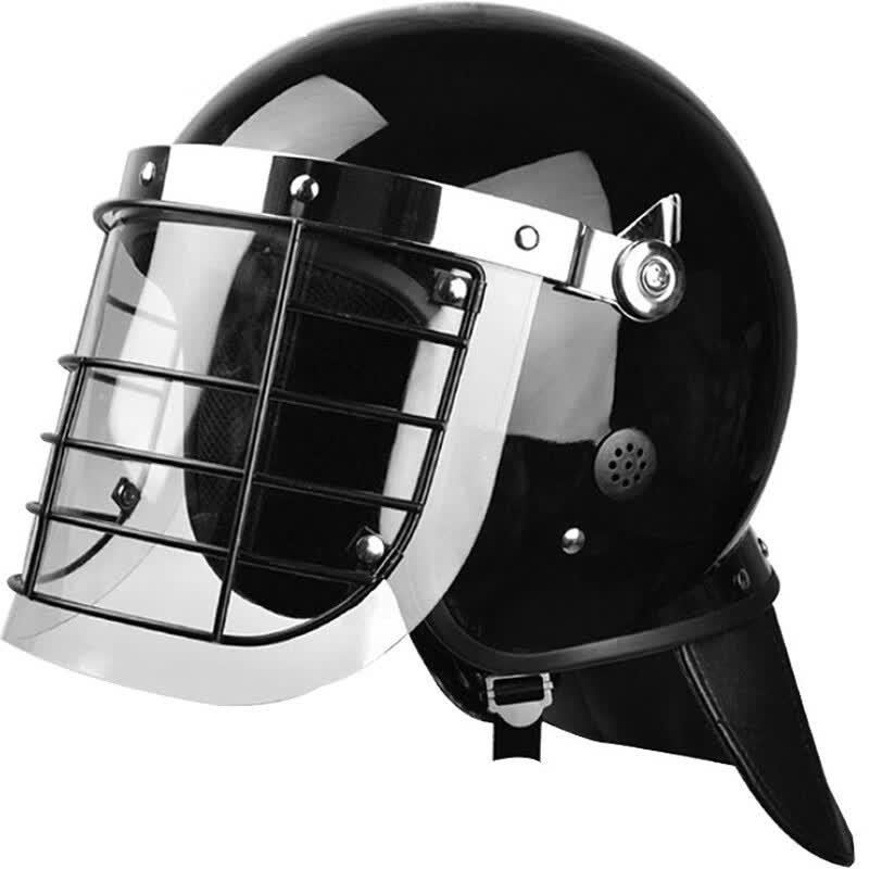 European Style Metal Mesh Anti-Riot Helmet