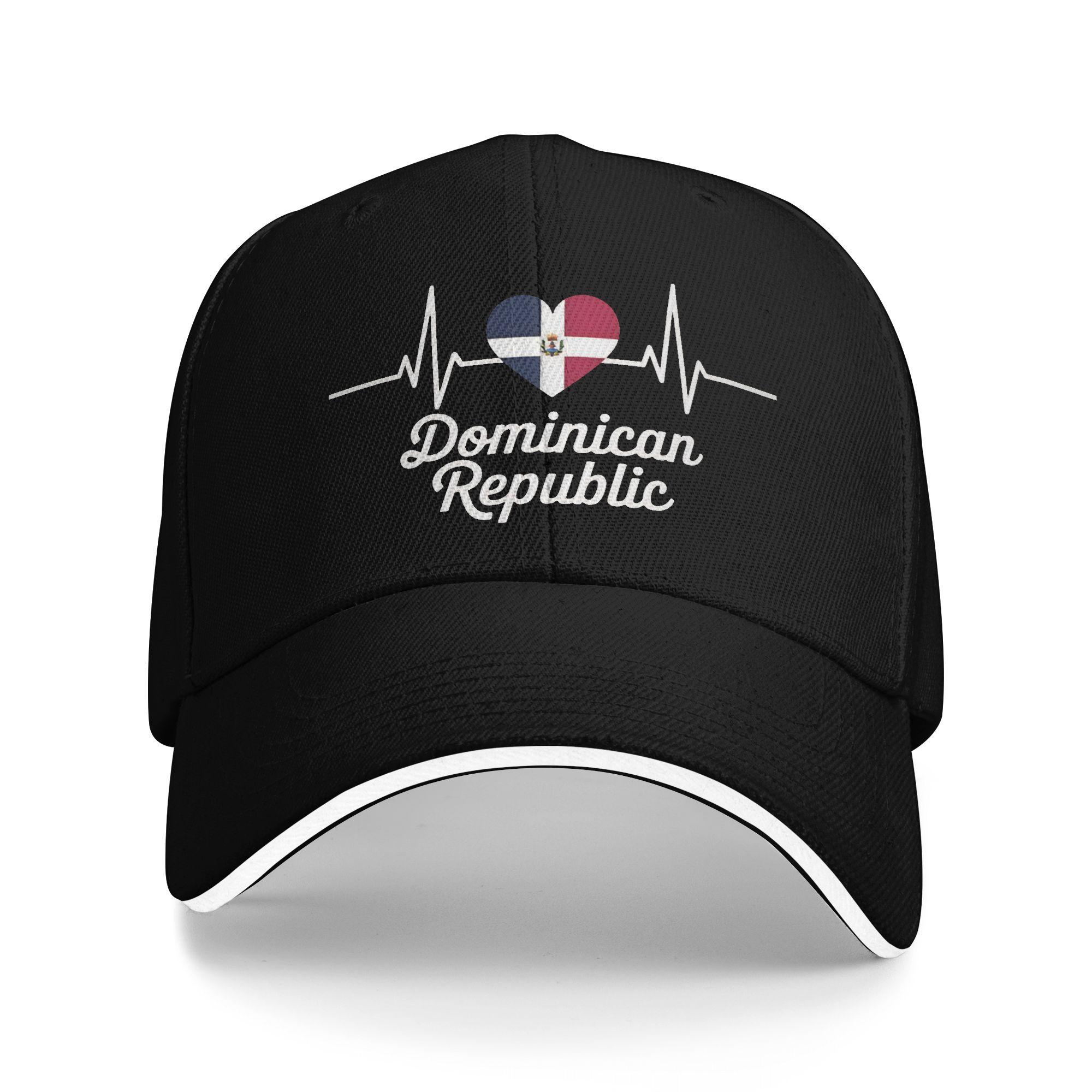 DR Dominican Republic  Cap For Unisex Women Stylish Baseball Cap  Trucker Hat Golf Headewear Adjustable Adjustable