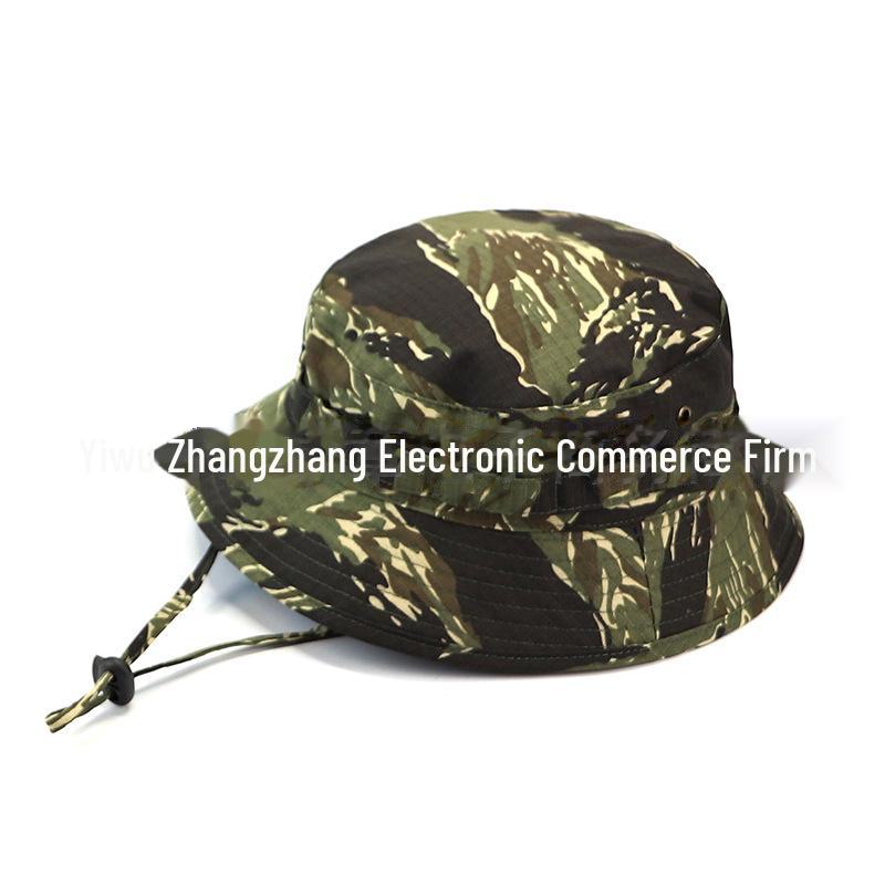Męski Kapelusz Przeciwsłoneczny Outdoorowy Kamuflażowy - Styl Rybacki, Górski i Typu Basin