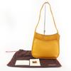 Excellent COACH Rare Color Old Coach Glove Leather One-Shoulder Bag Yellow 9047 Used