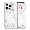 Průhledný kryt na telefon s květinovým tancem pro iPhone 13 12 11 X XR XS 8 7 6 Pro Max Plus Mini Měkký TPU kryt