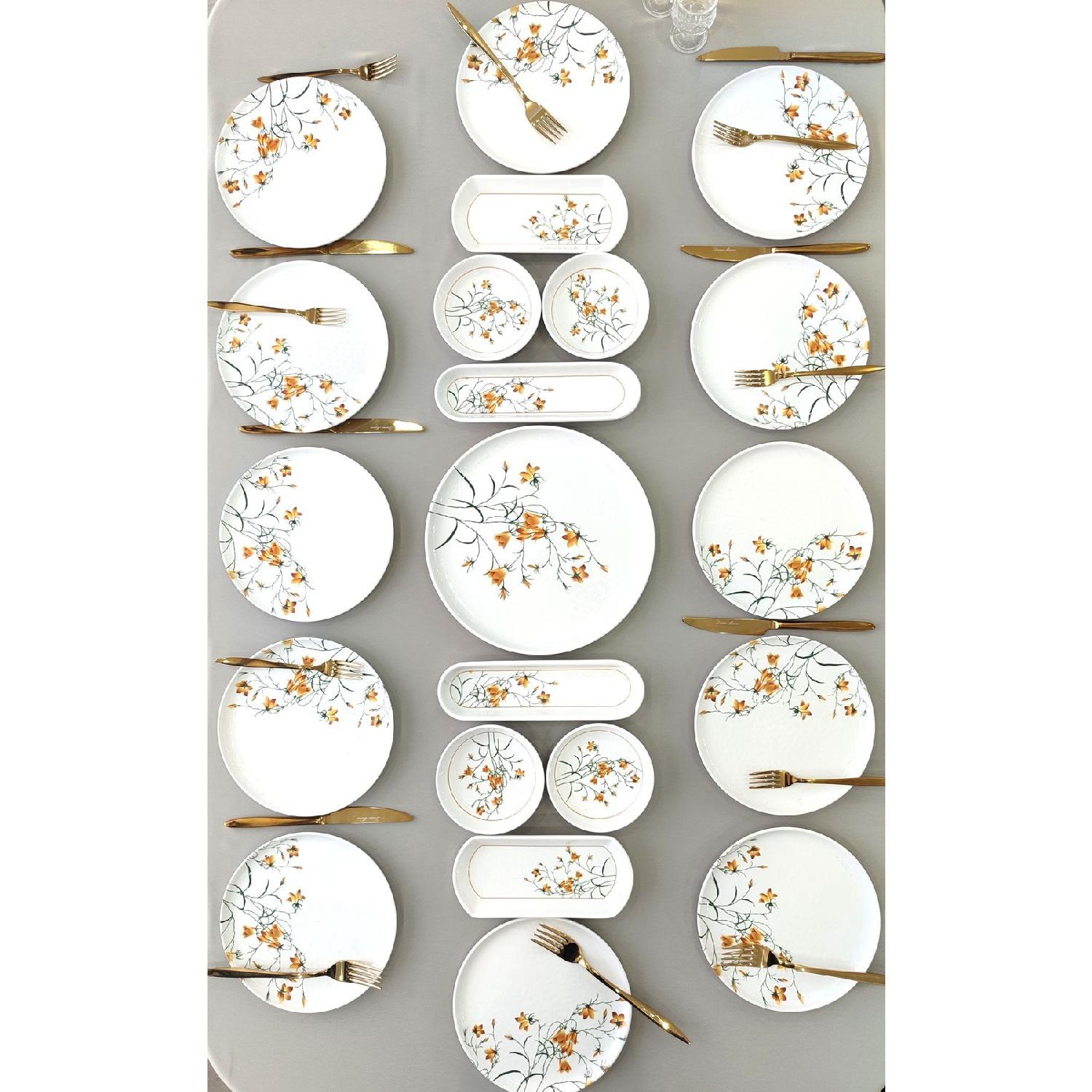 

Idem Model Набор для завтрака из 21 предмета на 12 персон[желтый 12] белый