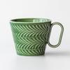 Wired Beans Hasami Ware Rosemary 240ml Mug Coffee Cup (Green)