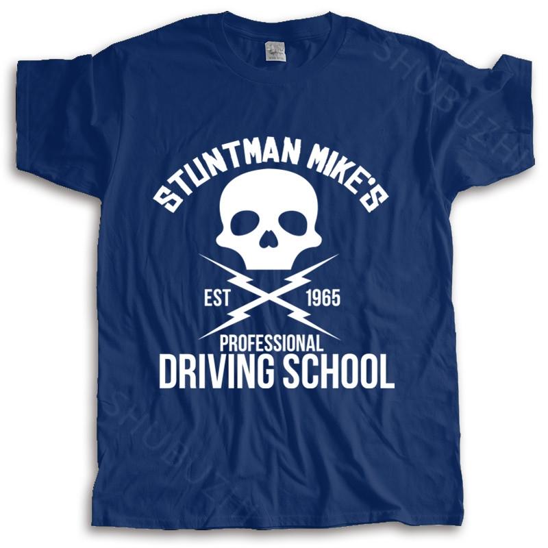 New t shirt black tops for Unisex GRINDHOUSE DEATH PROOF Driving School Tshirt fashion teeshirt male summer tops S