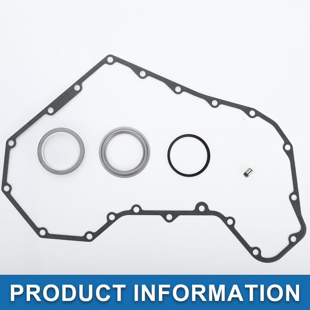 Front Timing Cover Gasket with Crankshaft Oil Seal Kit No.3914385/3935959 Main Seal for Dodge 12V 4BT 6BT 5.9L 1989-1993