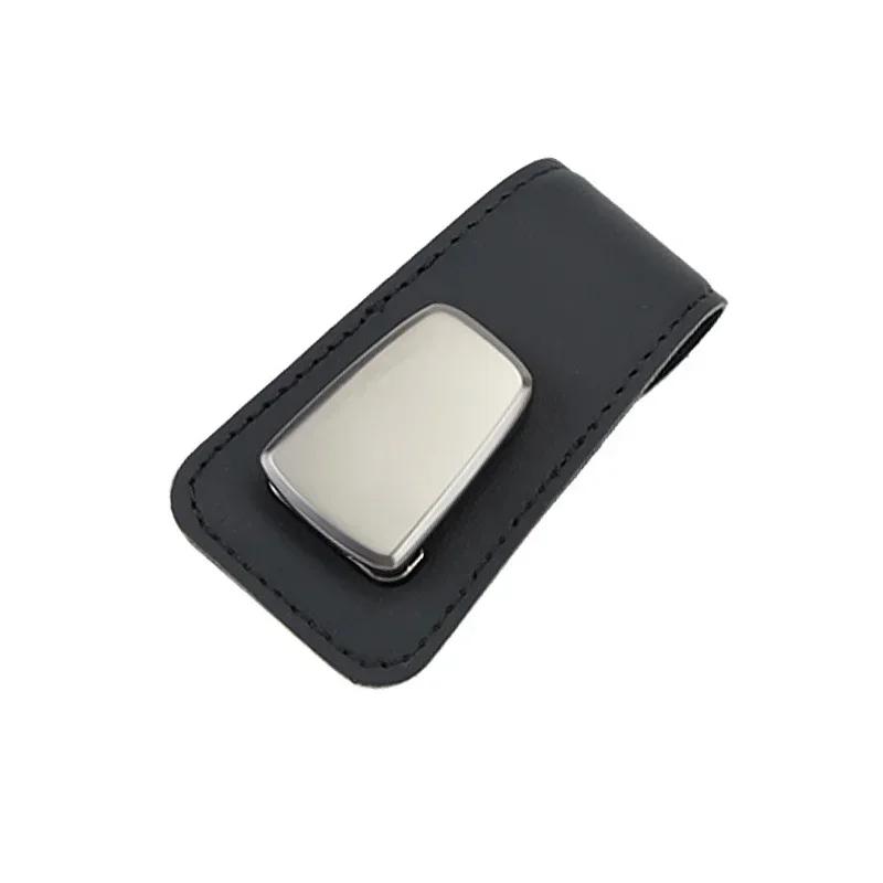 Multifunction Car Sun Visor Glasses Clip Leather Eyeglasses Clip Automobile Sunglasses Holder Card Case Auto Interior Accessorie