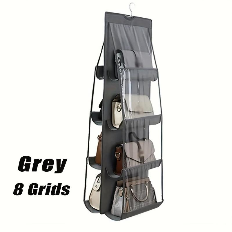 1PC 6/8 Pocket Hanging Handbag Storage Rack, Multifunctional Oxford Cloth Storage Rack Ideal Storage Artifact for All Bags