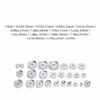 25Pcs Easy Use Aluminum Watch Case Press Bench Type Durable Press Clamp Multi Model Watch Tool Assembly