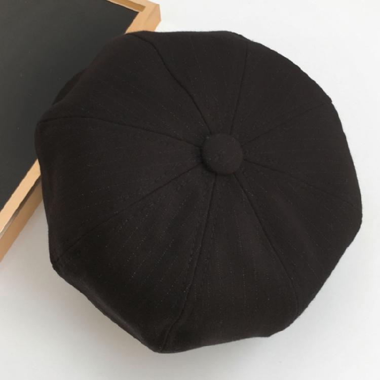 Adult Beret Hat Breathable French Style Baseball Caps Breathable Octagonal Hat