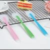 Non Stick Baking Silicone Spatulas Cake Flour Mixing Scraper Translucent Spatula Kitchen Cooking Pastry Scraper Mold Brush Tool Baking Accessories