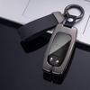 Funda de cuero para llave de coche, aleación de Zinc, para Jeep Grand Cherokee Renegade Fiat Freemont Dodge Charger Challenger Durango Journey