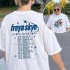 T-shirt da uomo Streetwear Oversize Freya Skye T-shirt Grafica Descendants World War Z Tour T-shirt Cotone Streetwear Descendants Maglietta da Concerto