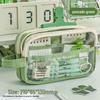 Cute Cheese Pencil Case: High Capacity, Multi-layer Stationery Bag for Students