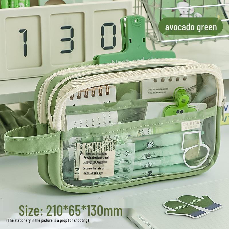 Cute Cheese Pencil Case: High Capacity, Multi-layer Stationery Bag for Students