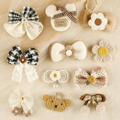 Saç aksesuarları aksesuarlar çoraplar ayakkabılar ve şapkalar dekoratif aksesuarlar fiyonk toka aksesuarlar broş nakış el yapımı DIY giyim aksesuarları
