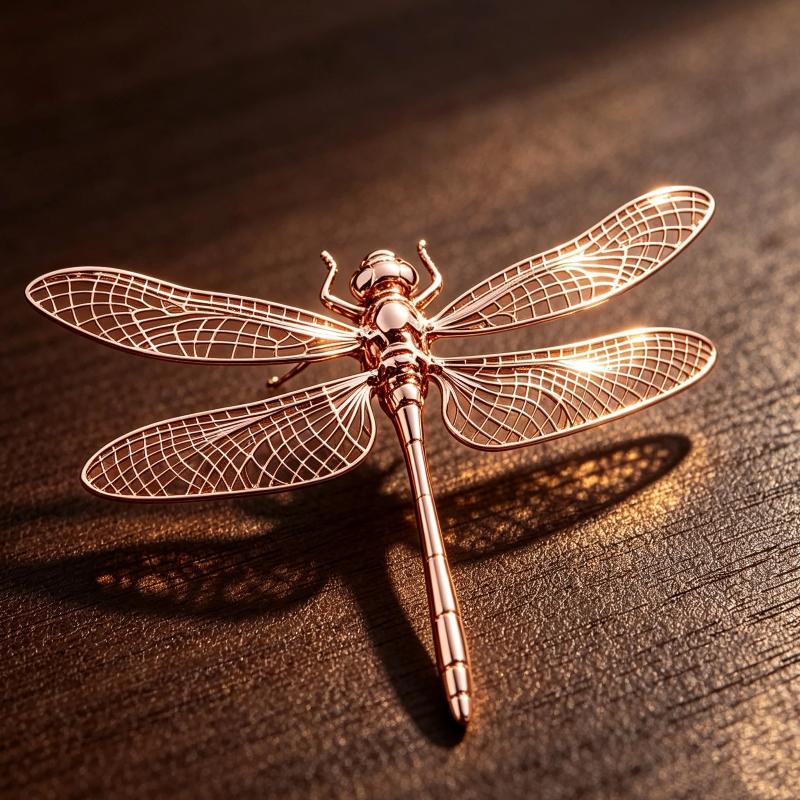 1 Stück Antikstil Miniatur Libellenfigur Spielzeug Simulation Insekt Libellen-Ornament Legierung Handgefertigt Libelle Tee-Haustier Dekoration