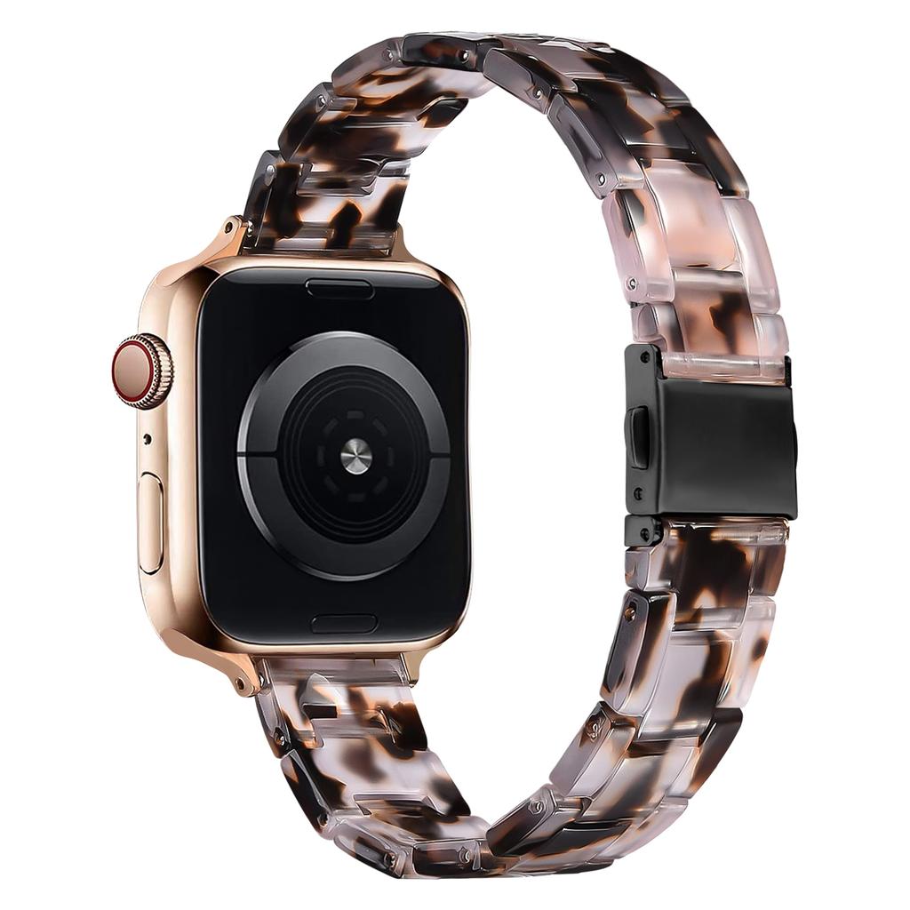 Slim Straps For Apple Watch band 40mm 41mm 44mm 45mm 49mm 46mm 42mm correa Resin Bracelet iwatch Series 10 9 8 7 6 3 SE ultra 2