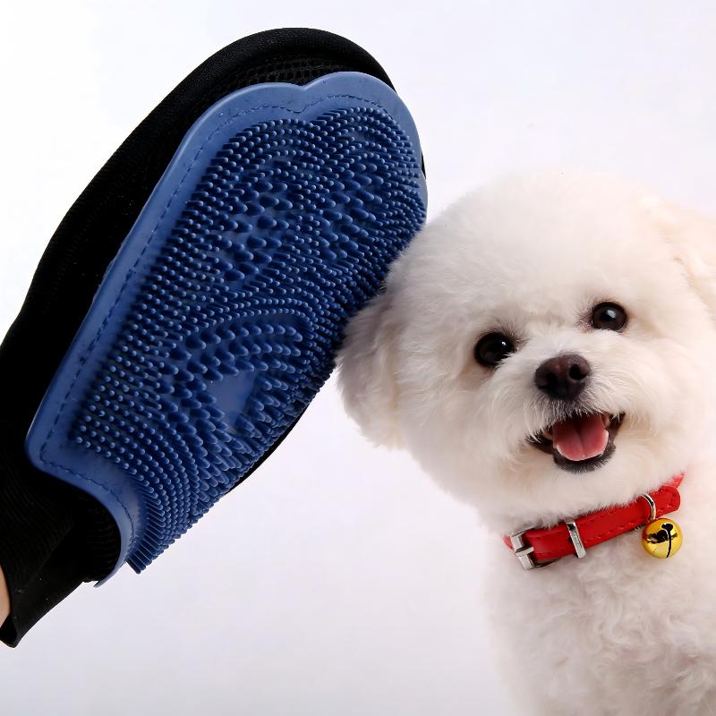 Upgraded Pet Hair Removal Glove For Dogs & Cats, Electrostatic Five-Finger Hair Remover For Furniture, Couch, Carpet, Clothing