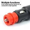 Universal 12V-24V Car Cigarette Lighter Plug Socket Power Plug Connection Cigaret Socket Adaptor Male Plug Accessories