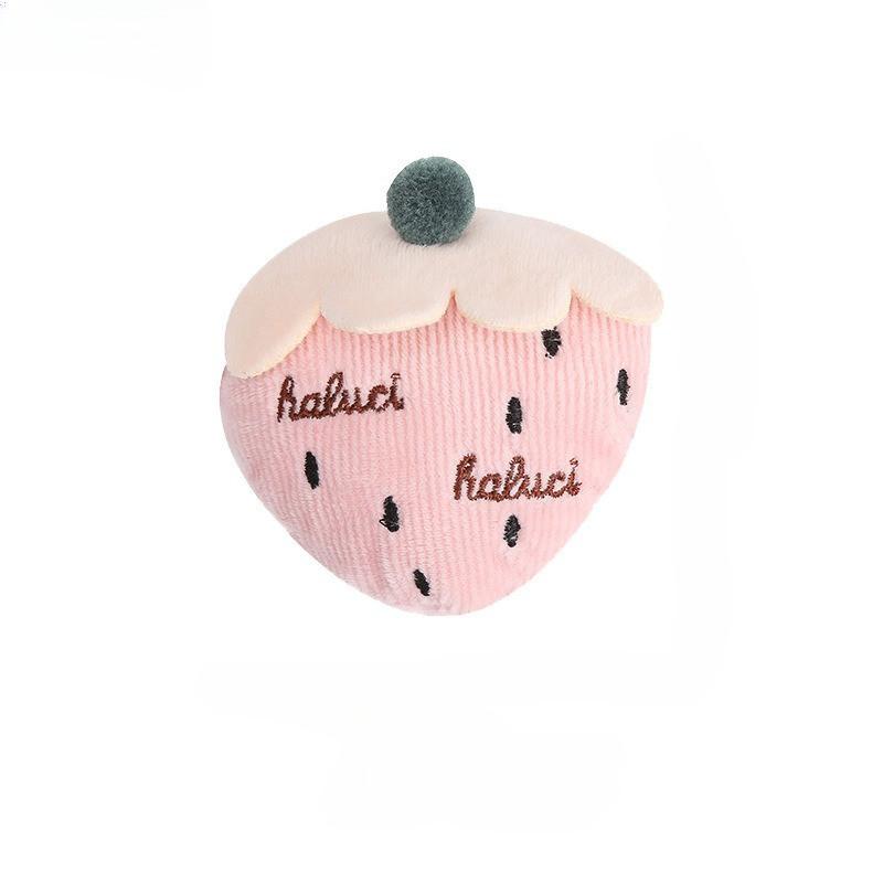 

Plush Cute Cartoon Chew Toyused for Indoorcat Teasingstimulatingthehunting Instincts and Boredomof Kittensandadult CatsDurablebite Proof Easy To Clean земляничный