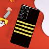Airplane Pilot Epaulette Phone Case For Samsung Galaxy S23 S20 FE S8 S9 S10 S21 Plus Note 10 Note 20 S22 Ultra Cover