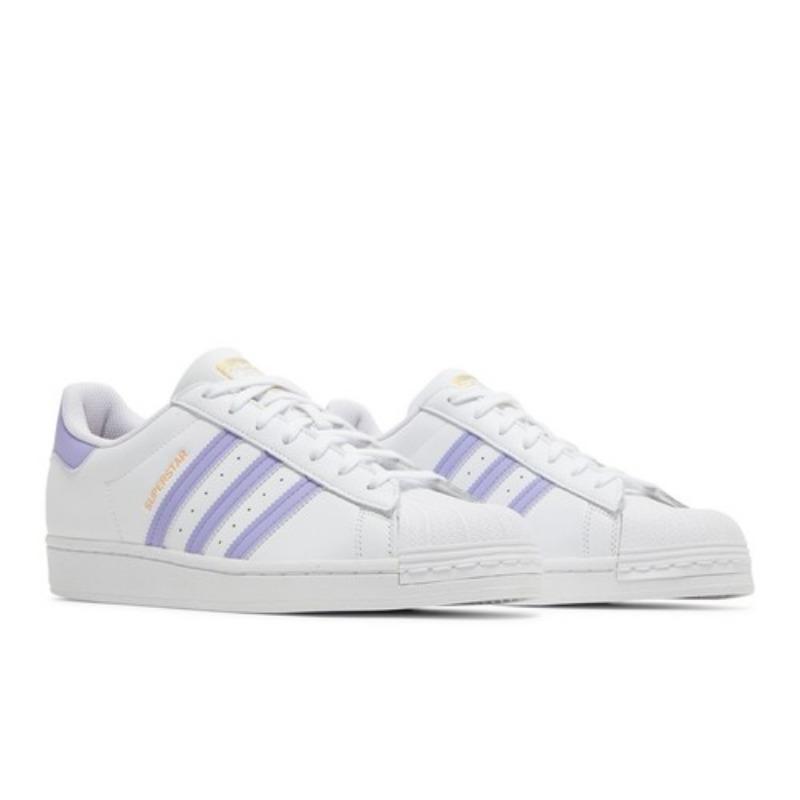 adidas Superstar White Light Purple GX2537 EU 42 светло-фиолетовый/белый