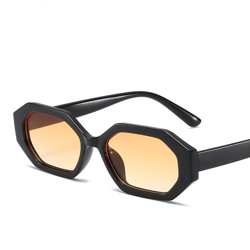 

Vintage Stylish Small Frame Hexagon Sunglasses Women For Men Sun Glasses Punk Luxury Brand Designer Leopard Hip Hop Eyeglasses Quality