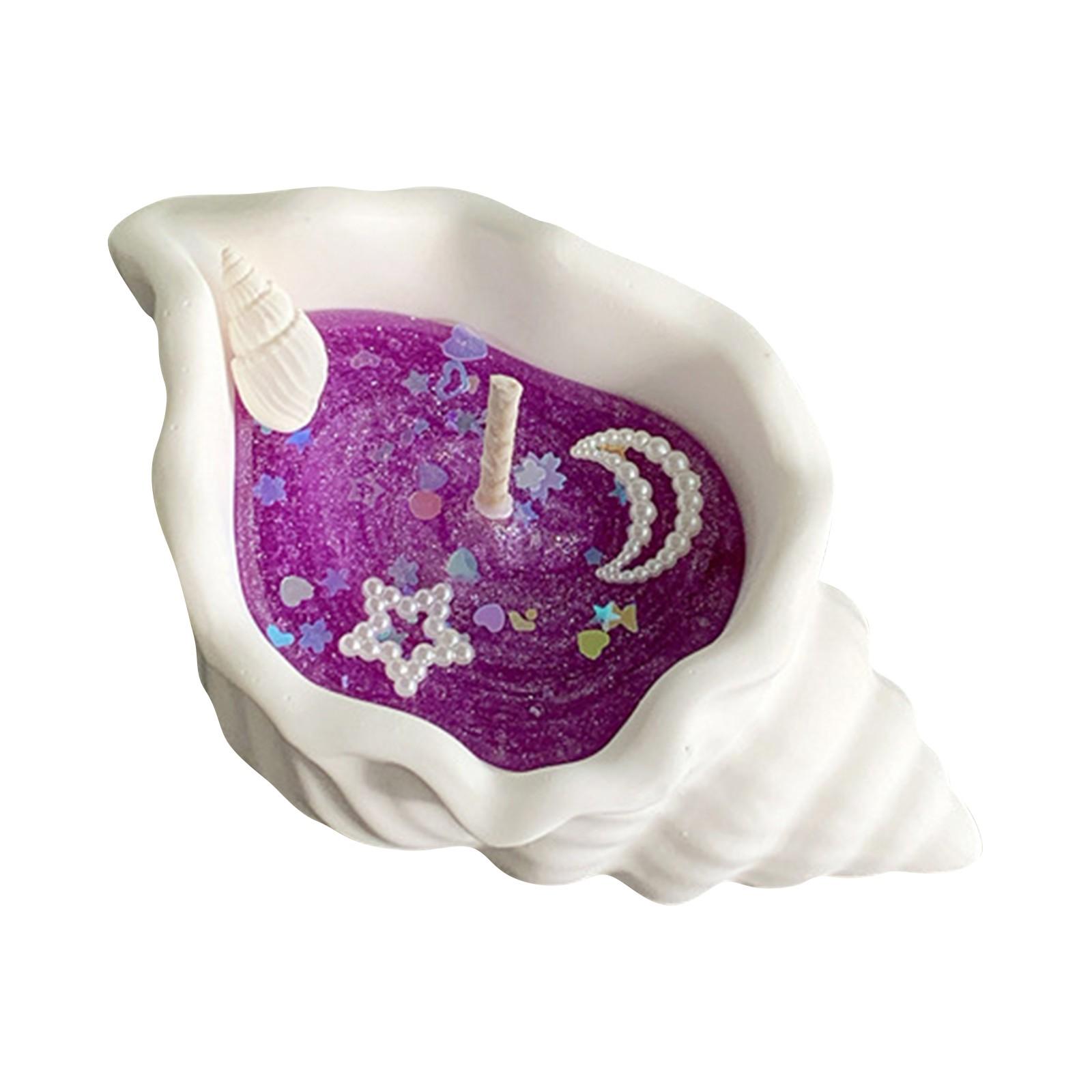 Sea Shell Aromatherapy Candle Creative Starfish Shell Scented Candle Sea Shell Candle Handmade Sea Shell Whirlpool Candles.