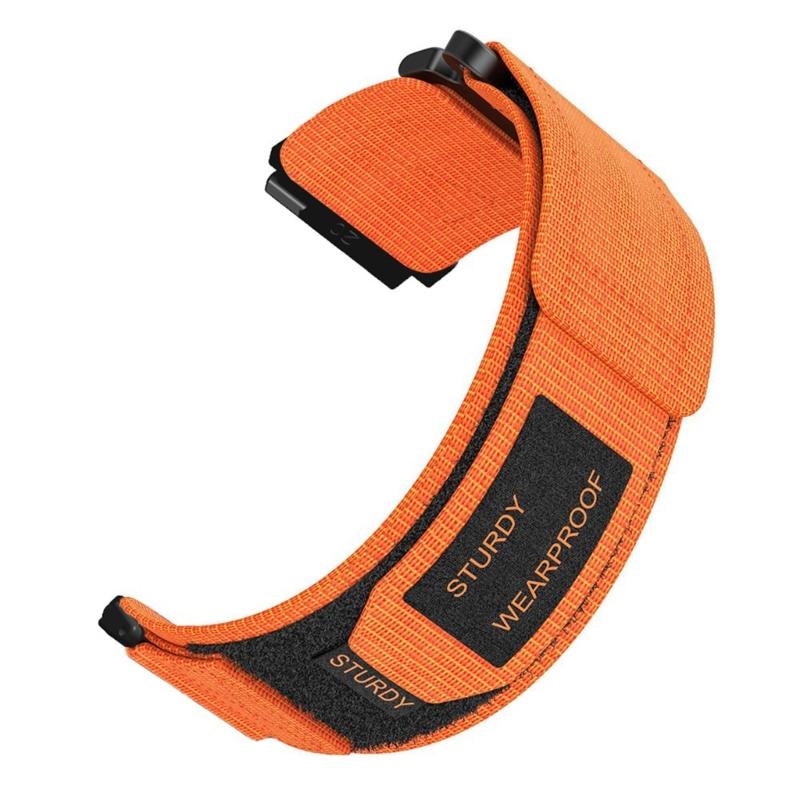 Verstellbare Nylon-Canvas-Uhrenarmbänder, Sportliches Armband für 18mm 20mm Smartwatches