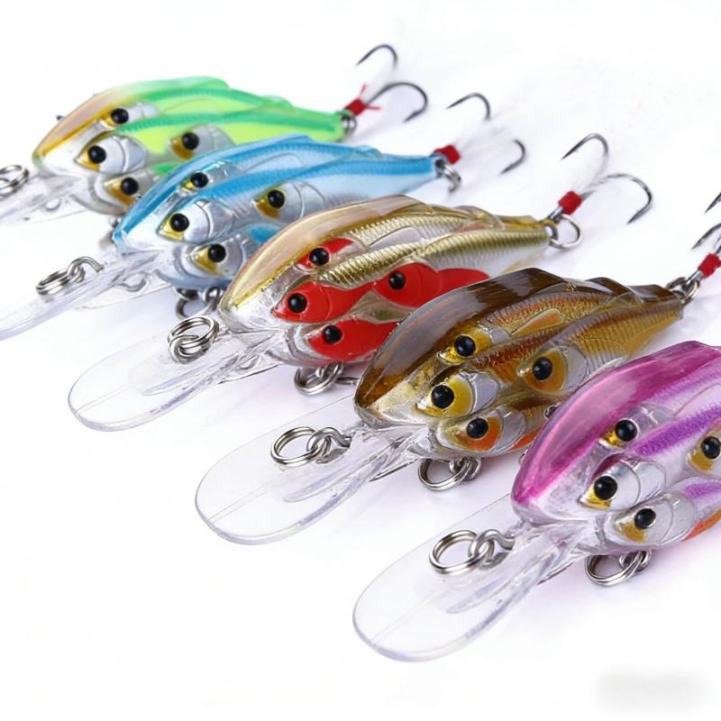 Special for Bass and Red Snapper 6.5CM 6GFloating Rock Fake Bait Highly realistic hard bait 6Long-range casting sinking hook mod