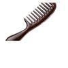 Wide Tooth Wooden Comb for Women - Anti-Scald Sandalwood Curling Comb for Hair Loss Prevention