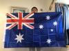BANDERA CELESTE Bandera de Australia 90x150cm Colgante Poliéster Impreso el Estandarte Nacional Australiano Decoración del Hogar para Celebración