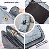 Cool Skull Rider Printed Long Wallet Portable Multi Card Slot Fashion Casual Purse for Daily Use